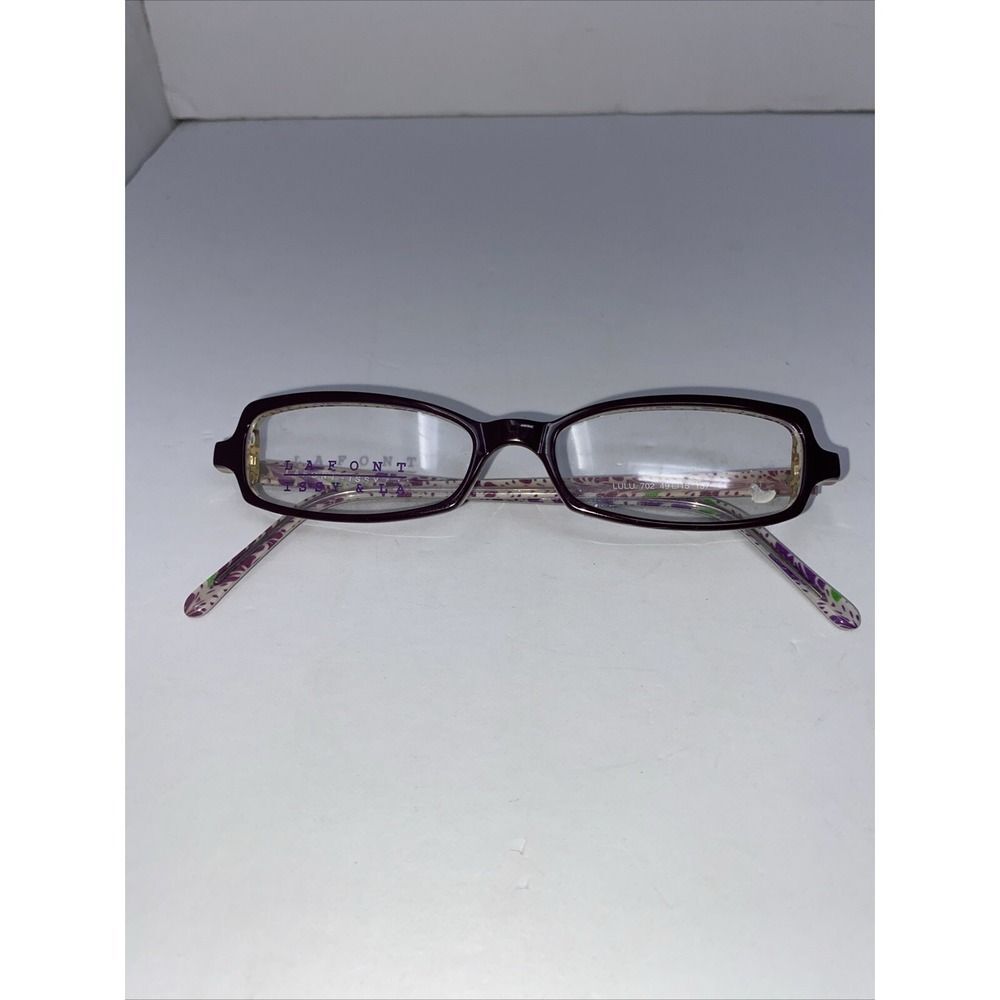JEAN LAFONT PARIS LULU 702 PURPLE AUTHENTIC FRAMES EYEGLASSES 49-15 Rectangle